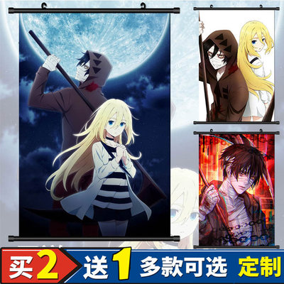 星云动漫杀戮天使Angels of Death瑞吉儿动漫周边挂画动漫海报墙