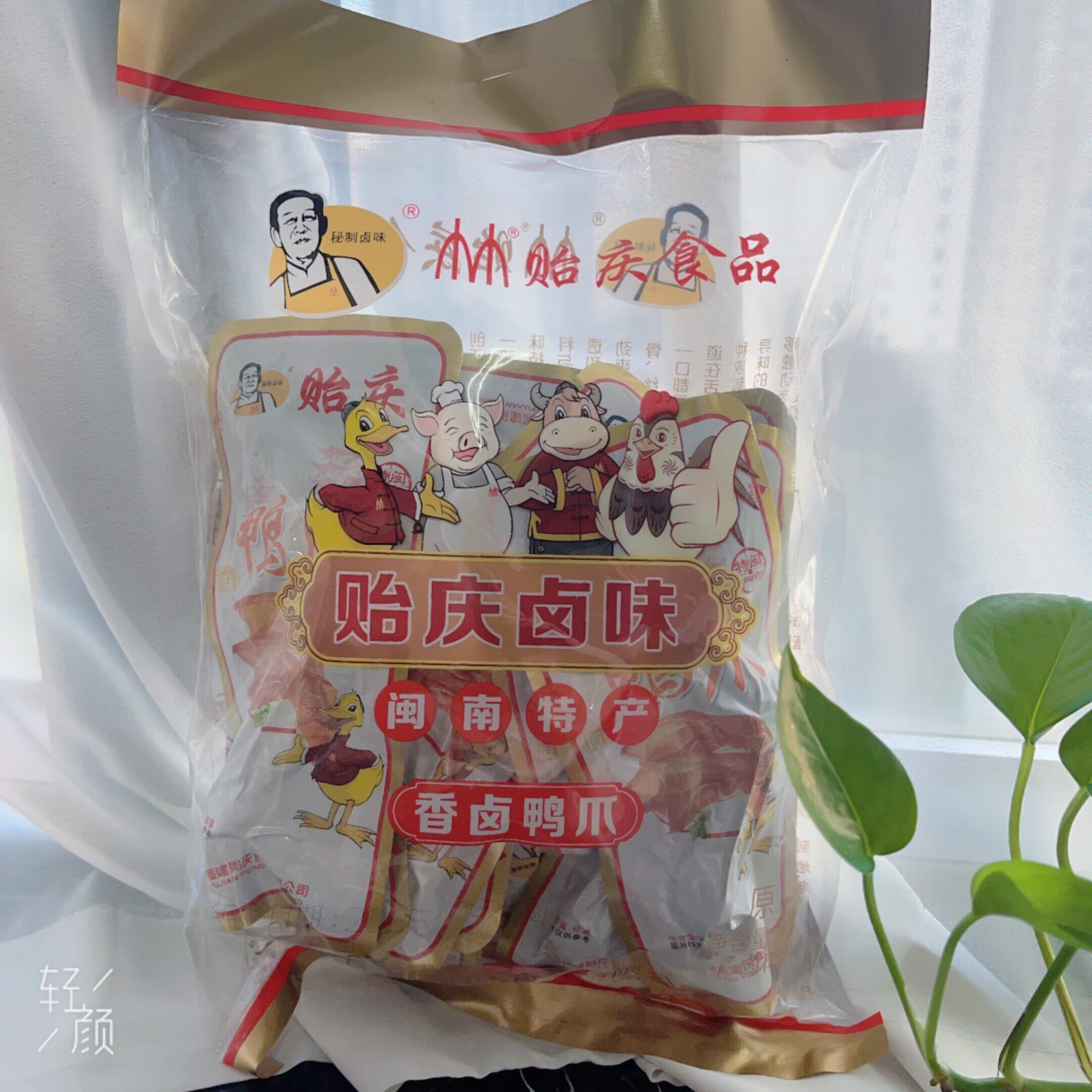 贻庆鸭爪350g食品正宗福建闽南特产洪濑卤味独立包装熟食零食包邮