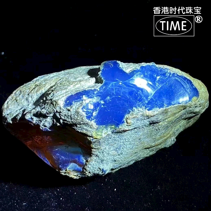 多米尼加蓝珀吊坠毛料天然琥珀原石摆件净水可雕刻手玩件一级料