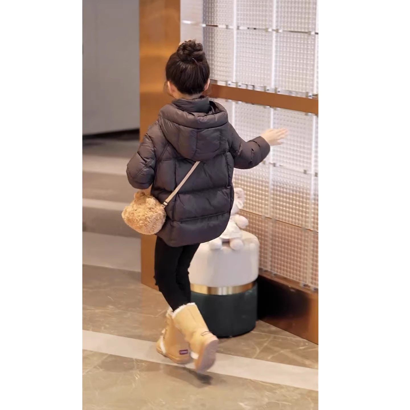 媛媛公主女童羽绒服加厚保暖外套