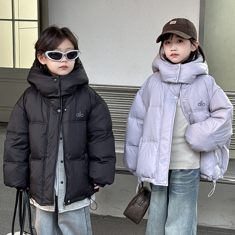 儿童羽绒服女童中长款