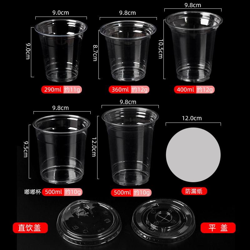 Ӻ290mlPET޸ 50ֻ һԴ500ml̲豭ƿƷô͸10.95Ԫ