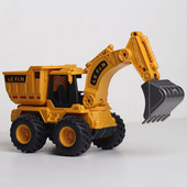 乐凡儿童挖掘机玩具车男孩惯性大号工程车挖机宝宝翻斗车小汽车