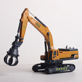 德立信挖机工程车儿童大号挖掘机玩具车男孩仿真模型玩具履带滑行