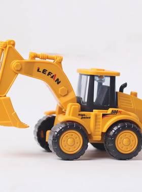 儿童可爱推土机男孩女孩宝宝挖土挖掘机惯性工程车耐摔会跑小玩具