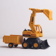 儿童3岁挖机玩具车男孩拖车翻斗车宝宝挖掘机铲车模型装 卸工程车