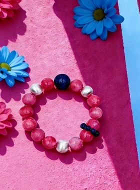 【莓果】绯梦岛|红纹石青金石手串甜系能量石做元气满满的自己