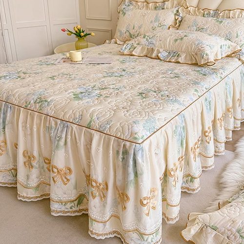 100支全棉蕾丝公主风纯棉四件套