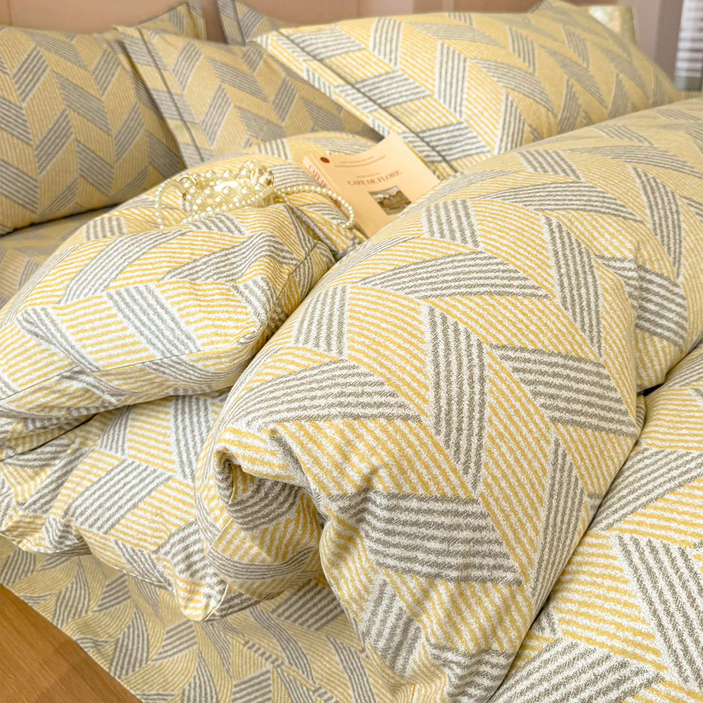 A类全棉磨毛被套单件秋冬长绒棉