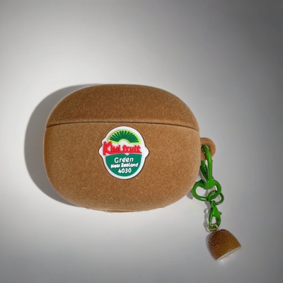 植绒猕猴桃奇异果适用airpodspro3保护套airpodspro保护壳苹果三耳机保护壳airpods3保护套airpods2/airpods4