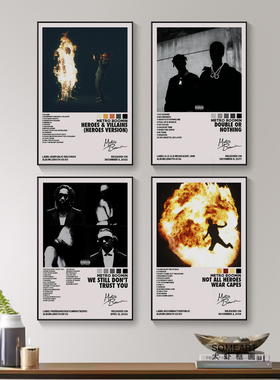 Metro Boomin专辑周边装饰画说唱嘻哈潮流高级感挂画卧室客厅艺术