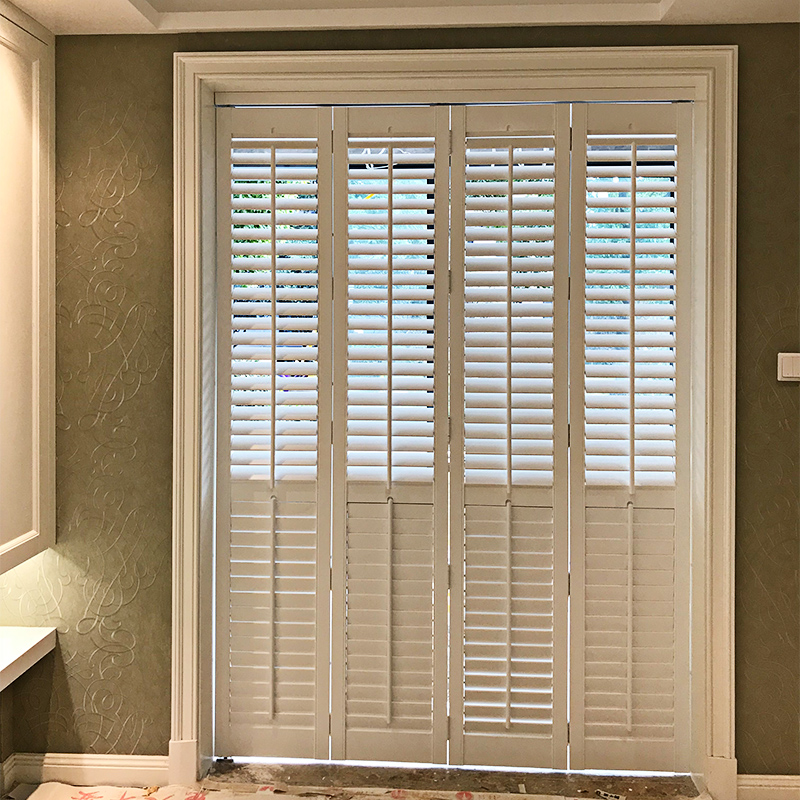 弘森卓实木环保折叠百叶门