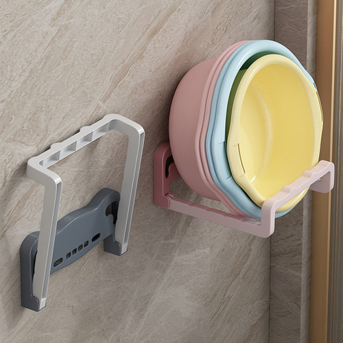 壁挂式脸盆架塑料收纳架