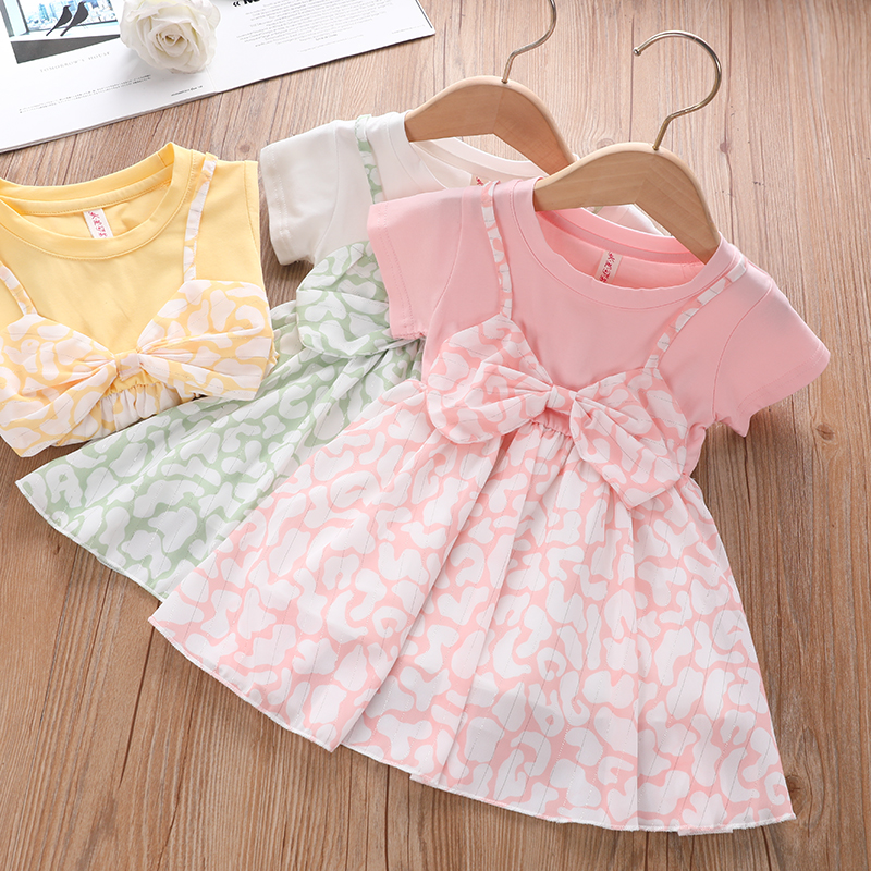 儿童女小宝宝夏装连衣裙2韩版新品洋气假两件小女孩裙子公主裙3岁,童装/婴儿装/亲子装,连衣裙,淘宝优惠券,粉丝福利购,淘宝优惠卷