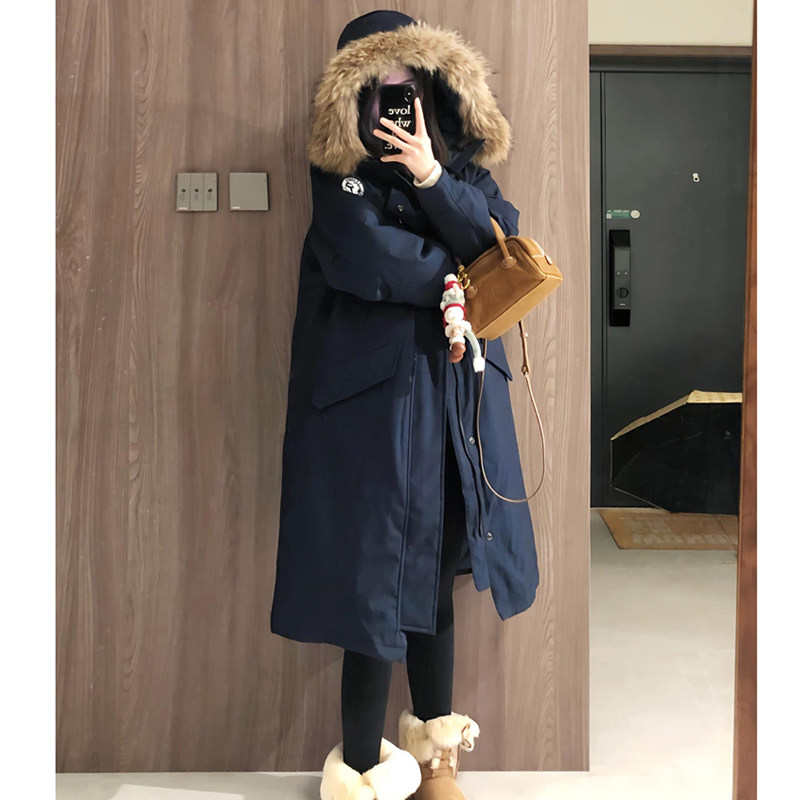 中长款工装羽绒棉服冬季棉衣外套
