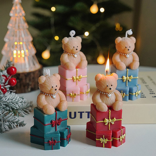 可爱l烛摆件圣诞节创意伴手礼小
