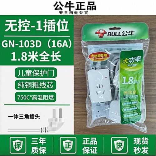 10A转16A带线插排4000W