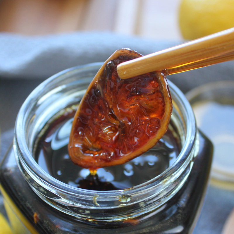 陈皮冰糖柠檬膏520g 蜂蜜果酱鲜柠檬膏手工文火熬炖 冷泡茶水果茶