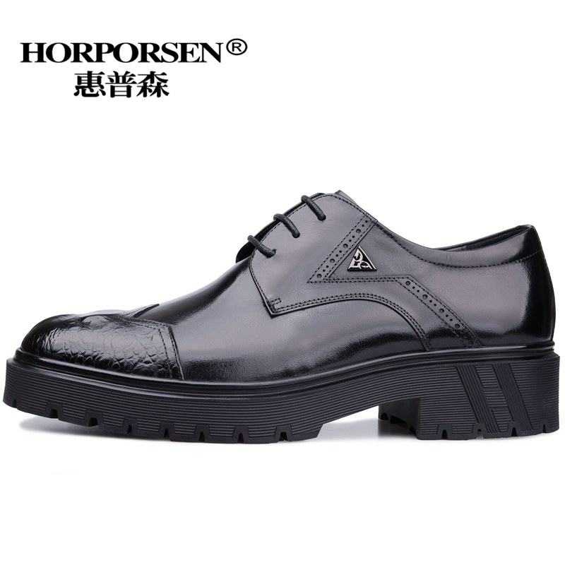 惠普森厚底增高商务正装潮流男鞋