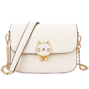 稻草人女包可爱链条包包女式2025新款单肩斜挎包女超火精致小方包