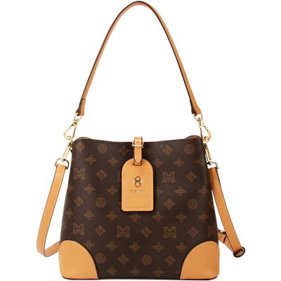 稻草人女包专柜正品水桶包