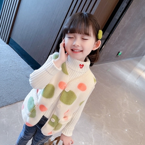 女小童秋季2023新款背心洋气时尚小女孩韩版休闲百搭加厚圆点马甲