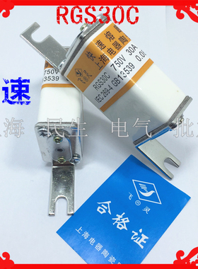 RGS30C上海电器飞灵RS0快速熔断器RS30A火车用保险丝25A30A40A50A
