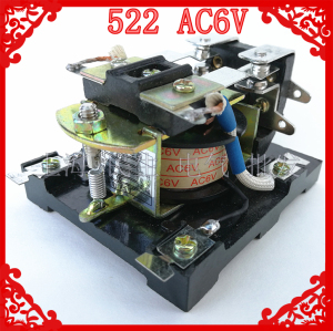 。522电磁式继电器AC6V电路通讯信号控制保护大功率A级银点超长寿