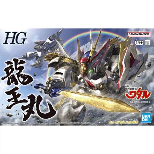 现货包邮 万代 HG 1/144 魔神英雄传 龙王丸 神龙斗士 拼装模型