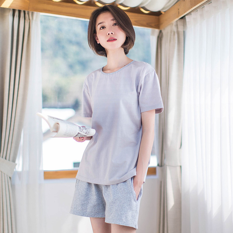 睡衣夏季女薄款纯棉短袖短裤休闲可爱春秋可外穿家居服女两件套装|msdalam kategori Pakaian Dalam/seluar dalam lelaki/tracksuit, baju tidur/pakej perkhidmatan rumah - dari Buy2taobao.com untuk memberikan perkhidmatan ejen Taobao profesional membeli
