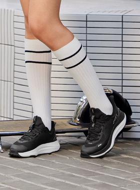 中国李宁SOFT PLUS 2024新款女子潮流休闲鞋耐磨运动鞋AGLU088