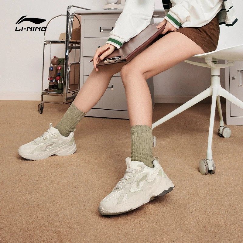 中国李宁流星2024新品女子透气减震回弹低帮经典休闲鞋AGCU122,运动鞋new,运动休闲鞋,淘宝优惠券,粉丝福利购,淘宝优惠卷