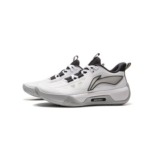 中国李宁男大童天影1-V2夏季版反光减震回弹透气童篮球鞋YKBV034