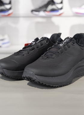 中国李宁SOFT PLUS FLEECE男子加绒保暖防滑潮流休闲鞋AGLU097