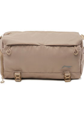 中国李宁正品健身系列男女同款反光百搭大容量运动桶包ABLU095