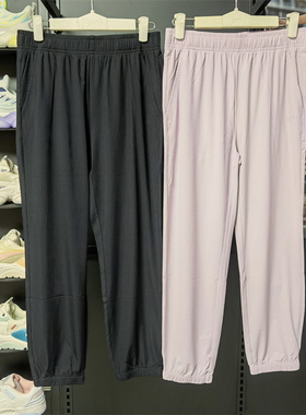 贵人鸟正品女裤2022夏季新款运动休闲跑步速干针织九分裤C522H16