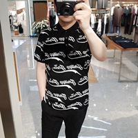 Jun Uncle Men & Coca-Cola Phối sê-ri Mùa hè đen ngắn tay áo Lapel POLO - Polo áo phông polo nam