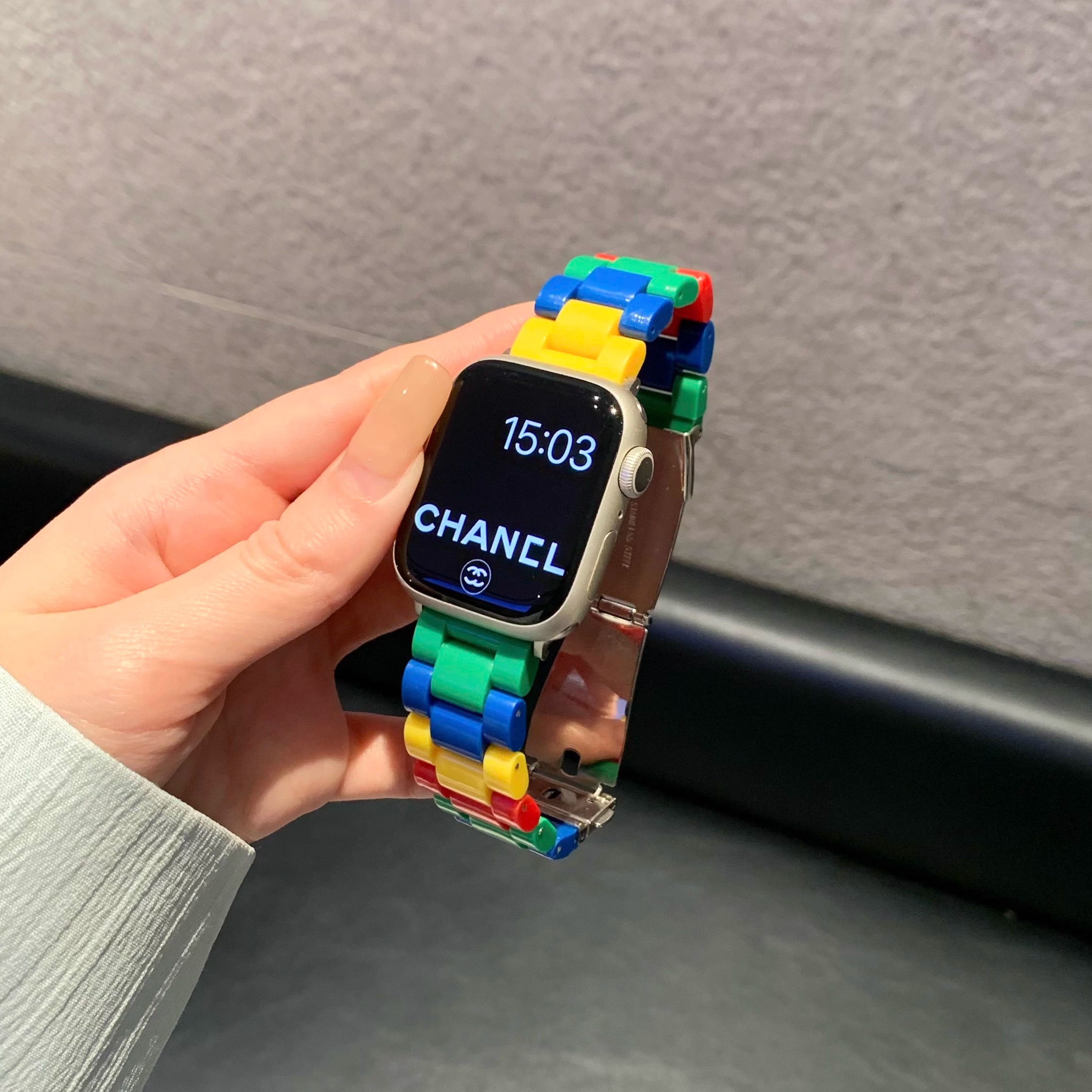 彩虹积木适用红米Watch5/4表带小米手环9pro8pro华为FIT3fit4表带