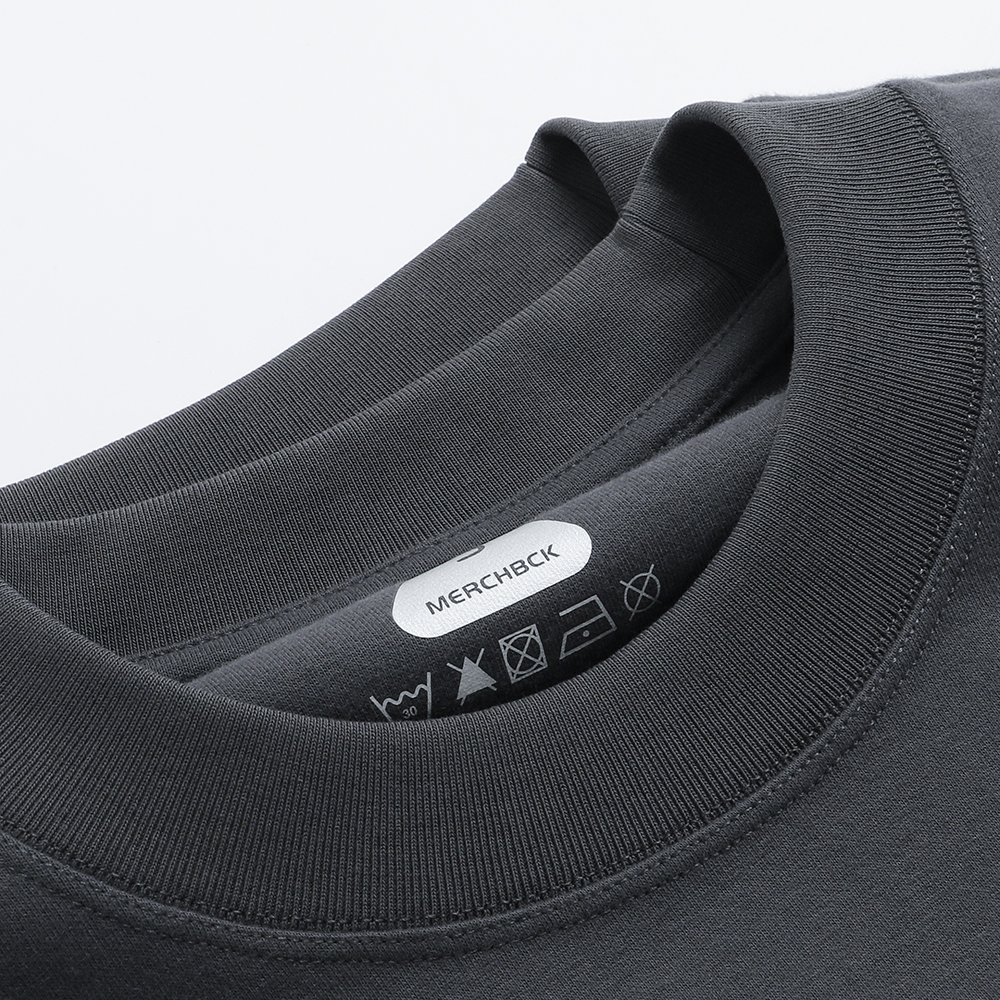 重磅磨绒新疆长绒棉圆领T恤