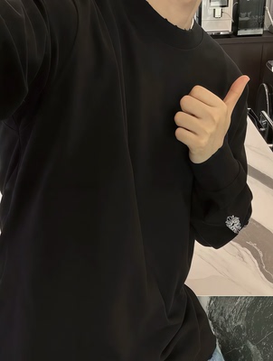 【陈发财】FACA万标系列克罗时髦精松弛美式印花宽松圆领长袖男女