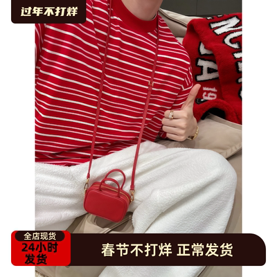 【陈发财】FA CAI新款小红衫满满氛围感情侣松弛百搭条纹T恤短袖