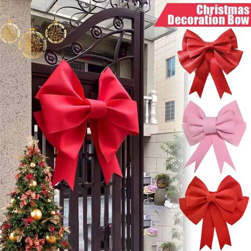 30/50/75cm Christmas Giant Bow Handmade Multi-scene Bow Knot