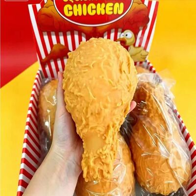 1PC Realistic Fried Chicken Leg Squishy Toy Slow Rising Cris