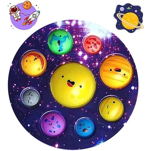 Eight Planet Push Bubble Fidget Toys Adult Sss Relief Squeez