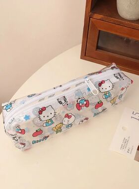 Kawaii Hello Kitty Pencil Case Large Capacity Cute Cartoon P