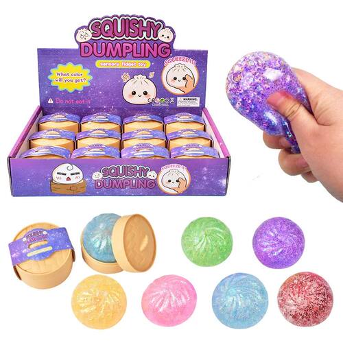 Mini  Squeeze Stress Relief Dumplings in Boxes, Soft and Tra