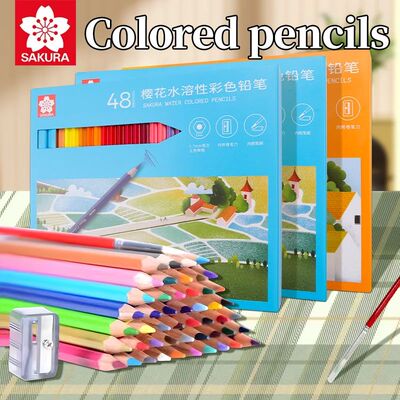 SAKURA Artist Colored Pencil Set Oil-based & Water-soluble 4