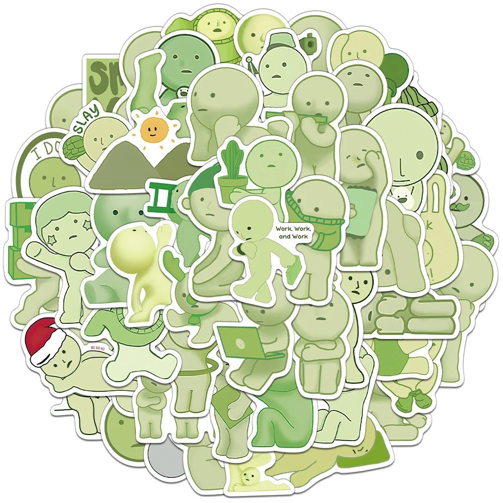 54/108PCS Creative SMISKI Personalized Stickers Decorative W