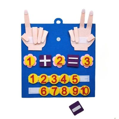 Kid Montessori Toys Felt Finger Numbers Math Toy Children Co