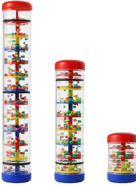 Montessori Baby Rain Stick Musical Toy Baby Rattles Early Ed